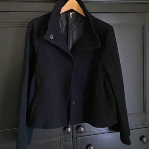 IRO Wool Cropped Swing Coat